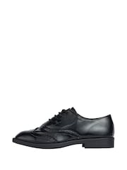 Lipsy - Platte lakleren schoolschoenen in broguestijl met veters - Image 6 of 6