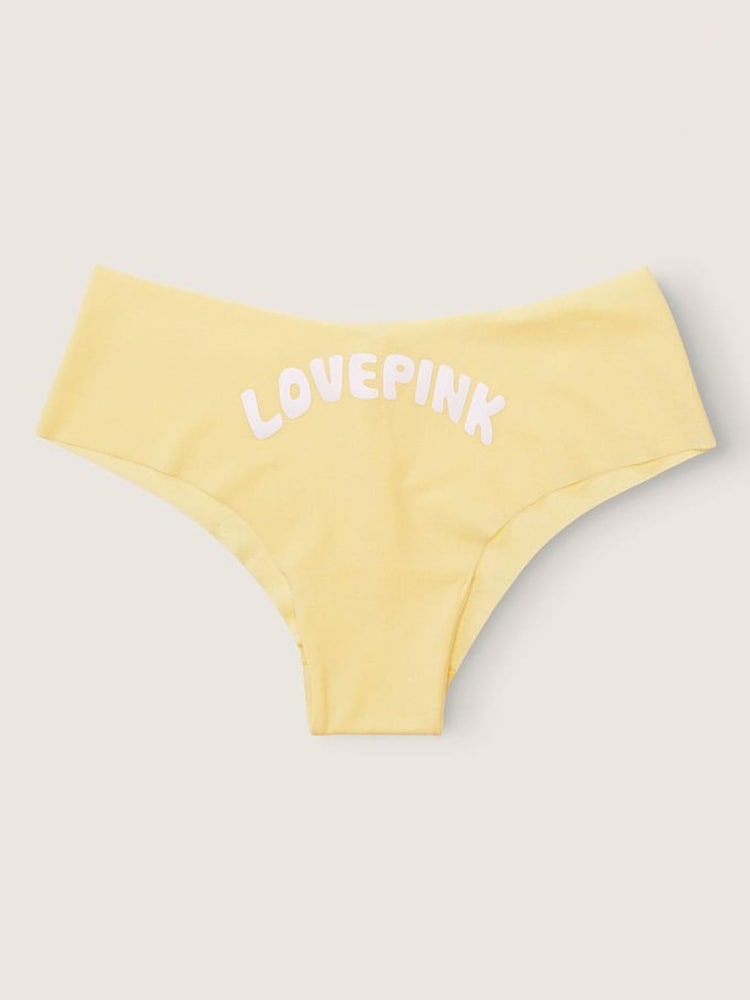 Victoria's Secret PINK Pale Banana Yellow No Show Cheeky Knickers - Image 1 of 1