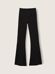 Victoria's Secret PINK Cotton High Waist Full Length V Crossover Flare - Image 3 of 4