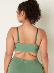 Victoria's Secret PINK Soft Pine Green Smooth Non Wired Push Up Bralette - Image 2 of 4