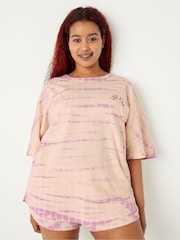 Victoria's Secret PINK Varsity Short Sleeve Crew T-Shirt - Image 1 of 5