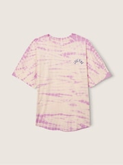 Victoria's Secret PINK Varsity Short Sleeve Crew T-Shirt - Image 3 of 5