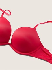 Victoria's Secret PINK Red Pepper Add 2 Cups Smooth Push Up T-Shirt Bra - Image 3 of 3