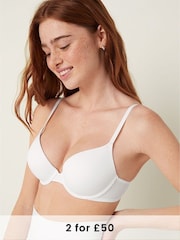 Victoria's Secret PINK White Push Up Bra - Image 3 of 4