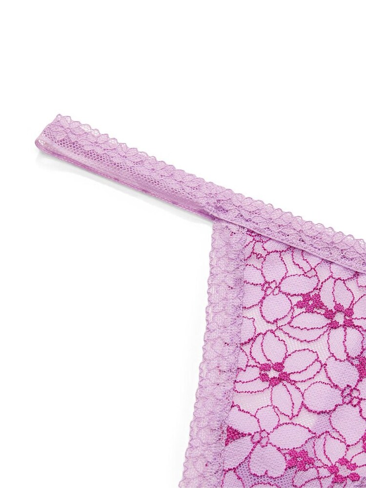 Victoria's Secret Unicorn Purple Lace G String Panty - Image 4 of 4