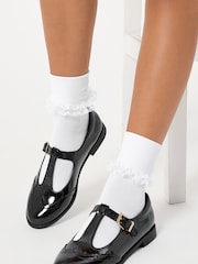 Chaussures Lipsy Dolly style babies à semelle épaisse pour l'école - Image 2 of 4
