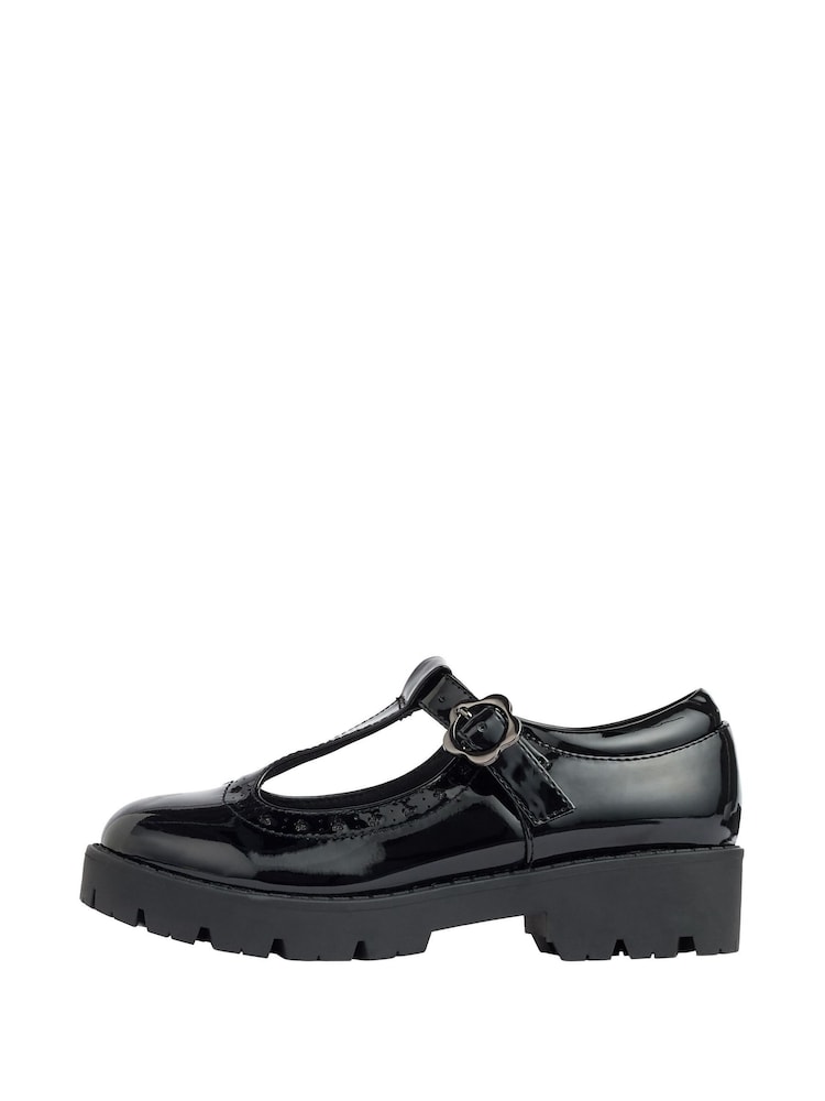 Chaussures Lipsy Dolly style babies à semelle épaisse pour l'école - Image 4 of 4
