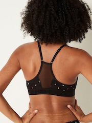 Victoria's Secret PINK Black Print Lightly Lined Low Impact Sports Bra - Image 2 of 3