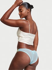 Victoria's Secret Breaker Blue Lemon Embroidery Cheeky Knickers - Image 2 of 3