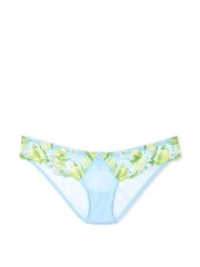 Victoria's Secret Breaker Blue Lemon Embroidery Cheeky Knickers - Image 3 of 3