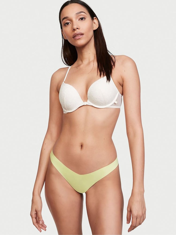 Victoria's Secret Yellow No Show V Front Mini Thong Knickers - Image 1 of 3