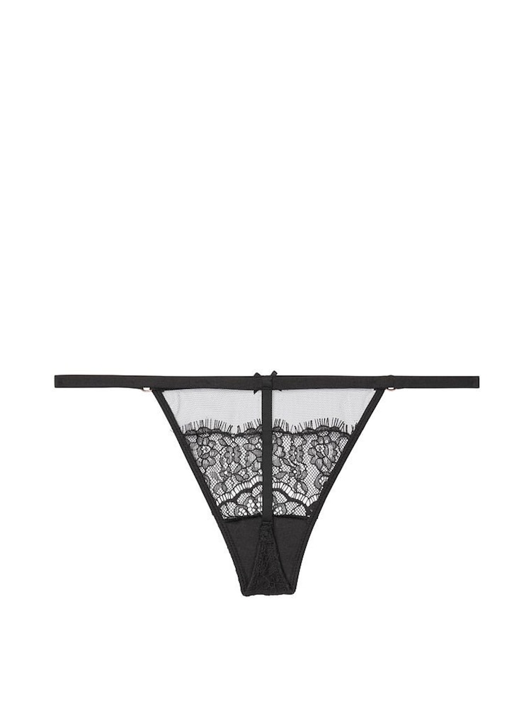 Victoria's Secret Black Lace G String Knickers - Image 3 of 3