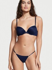 Victoria's Secret Ensign Navy Blue Smooth Bikini Knickers - Image 3 of 4
