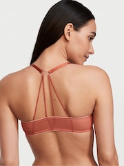 Victoria's Secret Ginger Glaze Orange Lace Front Fastening Lightly Lined T-Shirt Bra - Image 2 of 4