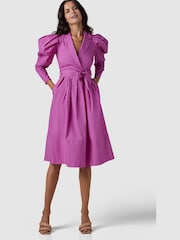 Closet Pink London Wrap Midi Dress - Image 2 of 4