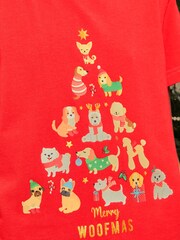 Lipsy Red Christmas Short Sleeve Long Leg Pyjamas - Image 4 of 4