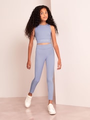 Lipsy Deep Blue High Waist Active Legging - Image 2 of 4
