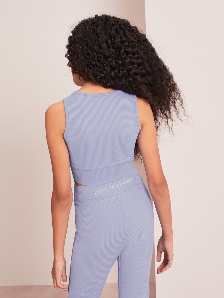 Deep Blue - Lipsy High Waist Active Legging - Image 3 of 4