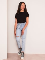 Lipsy Black Shoulder Trim Top - Image 2 of 4