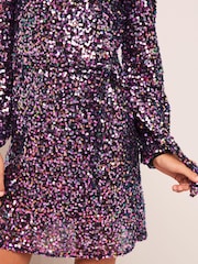 Violet - Robe de soirée Lipsy à sequins - Image 4 of 6