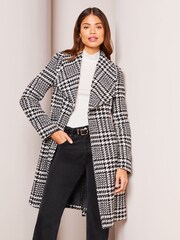 Lipsy Multi Dropped Collar Belted Wrap Trench Coat - Image 1 of 4