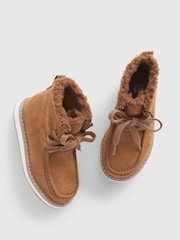 Gap Brown Cosy Tie Boots - Image 1 of 1