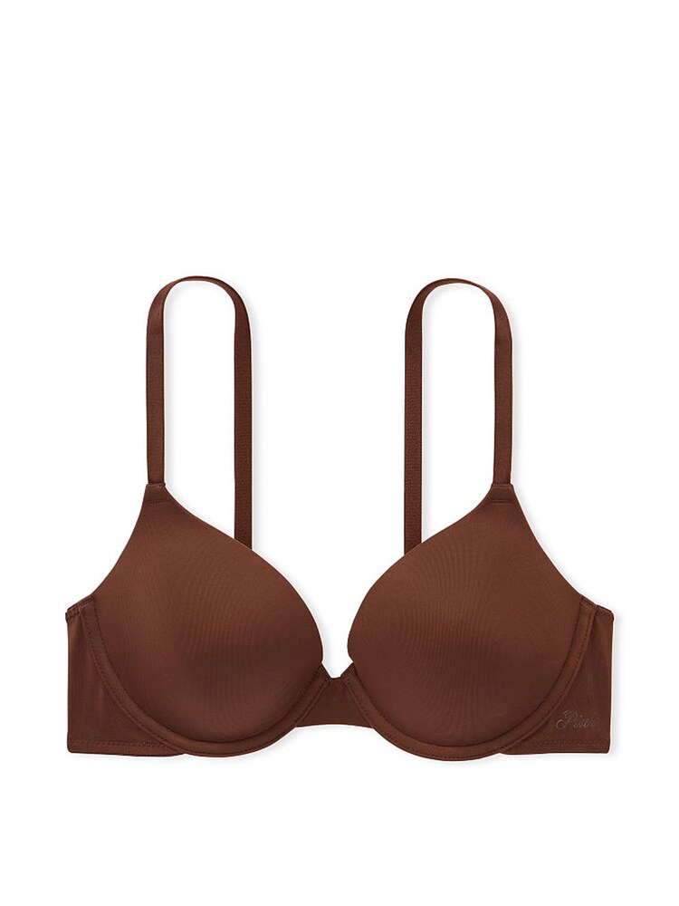 Victoria's Secret PINK Nude Ganache Smooth Lightly Lined Bra - Image 1 of 1