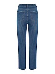 Pour Moi Blue Aubrey Denim High Waist Mom Jeans - Image 5 of 5