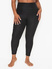 Victoria's Secret Black Grey Onyx Heather High Waist Legging - Image 1 of 4