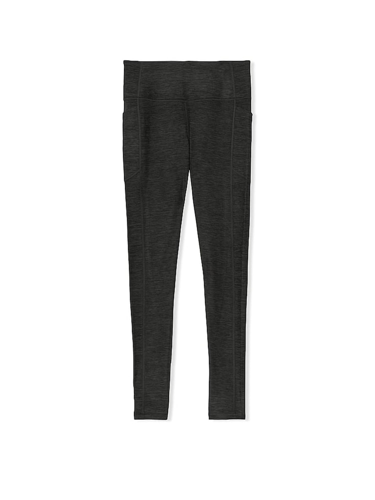 Victoria's Secret Black Grey Onyx Heather High Waist Legging - Image 4 of 4