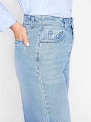 Long Tall Sally Blue Bea Wide Leg Jeans - Image 3 of 4