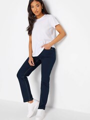 PixieGirl Petite Blue Ruby Stretch Straight Leg Jeans - Image 1 of 4