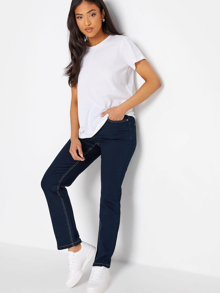 PixieGirl Petite Blue Ruby Stretch Straight Leg Jeans - Image 1 of 4