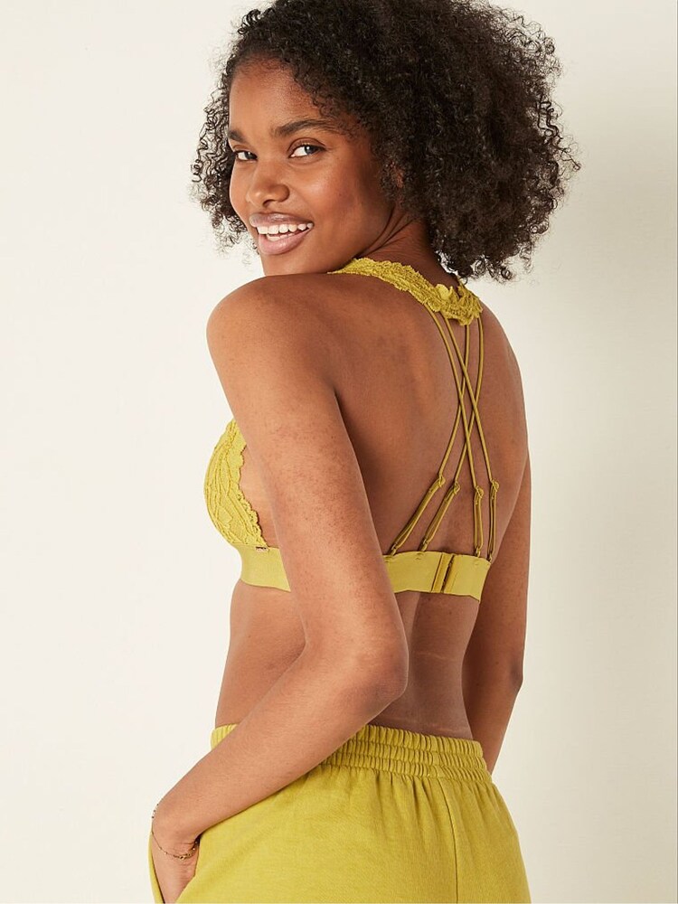 Victoria's Secret PINK Lace Strappy Back Halter - Image 2 of 4