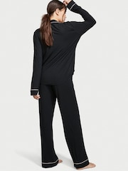 Victoria's Secret Black Modal Long Pyjama Set - Image 2 of 5