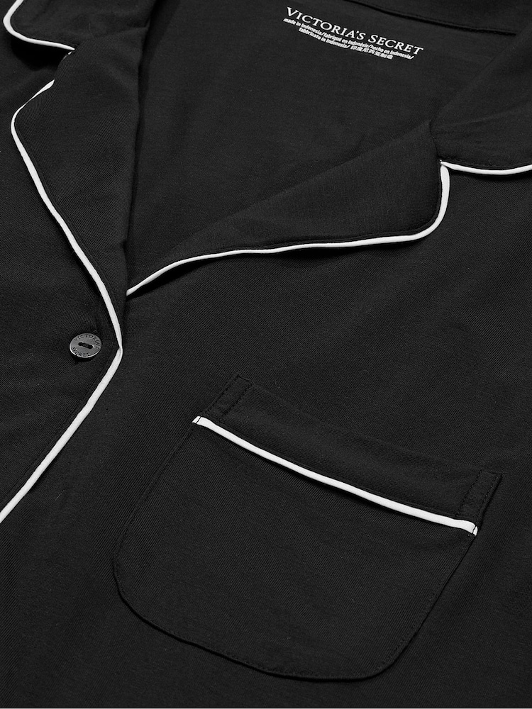 Victoria's Secret Black Modal Long Pyjama Set - Image 2 of 2