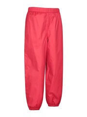Mountain Warehouse Red Waterproof Fleece Lined Kids Trousers - Image 3 of 6