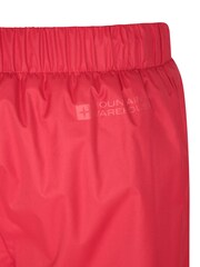 Mountain Warehouse Red Waterproof Fleece Lined Kids Trousers - Image 5 of 6