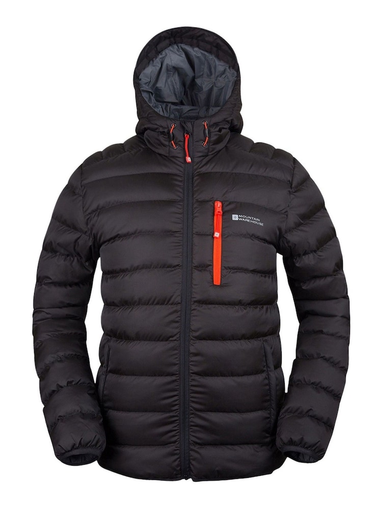 Mountain Warehouse Black Link Mens Padded Jacket - Image 1 of 7 Mountain Warehouse Black Link Mens Padded Jacket - Image 1 of 7