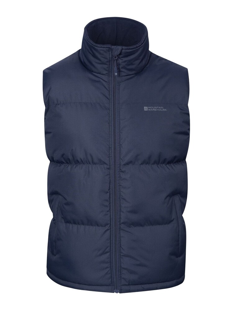 Mountain Warehouse Blue Rock Mens Padded Gilet - Image 1 of 6 Mountain Warehouse Blue Rock Mens Padded Gilet - Image 1 of 6