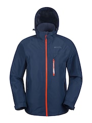 Mountain Warehouse Blue Brisk Extreme Mens Waterproof Jacket - Image 1 of 6
