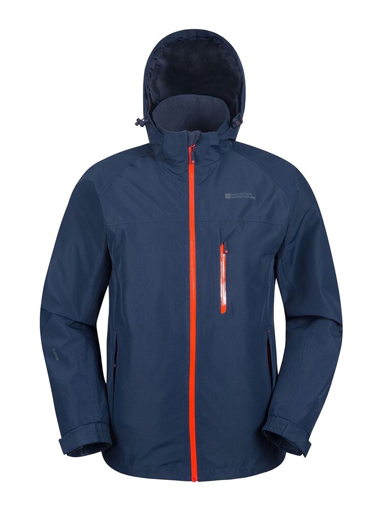 Mountain Warehouse Blue Brisk Extreme Mens Waterproof Jacket - Image 1 of 6