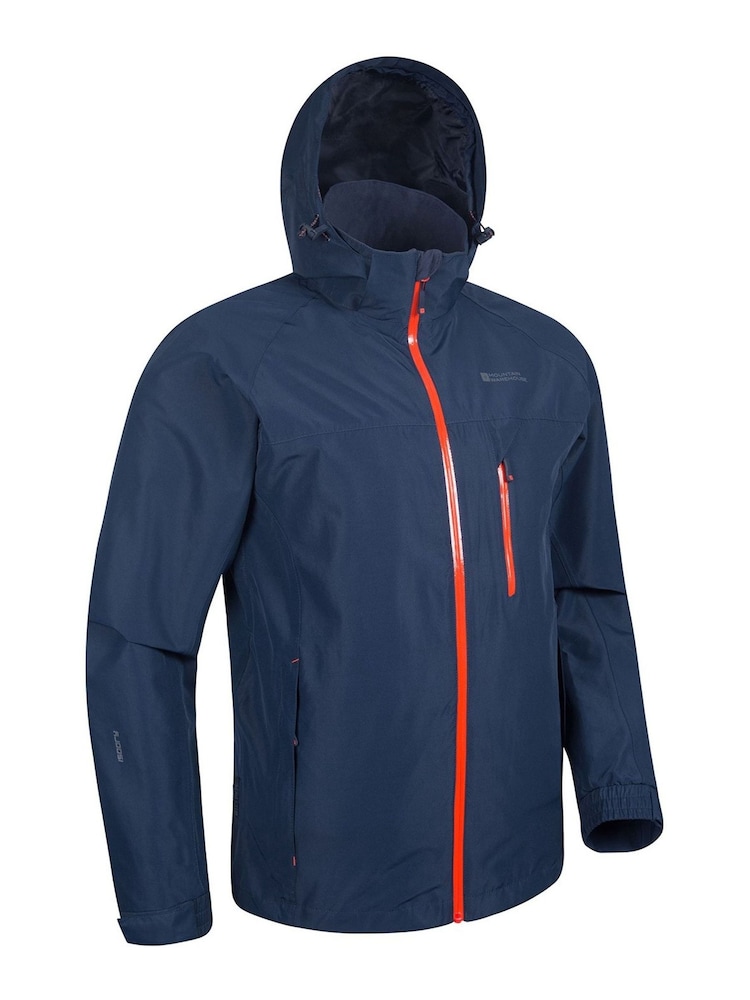 Mountain Warehouse Blue Brisk Extreme Mens Waterproof Jacket - Image 2 of 6
