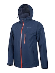 Mountain Warehouse Blue Brisk Extreme Mens Waterproof Jacket - Image 3 of 6