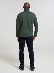 Mountain Warehouse Green Beta Mens Zip Neck Top - Image 2 of 5