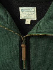 Mountain Warehouse Green Beta Mens Zip Neck Top - Image 5 of 5