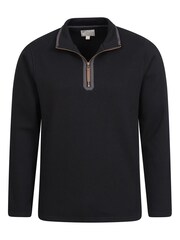 Mountain Warehouse Black Beta Mens Zip Neck Top - Image 4 of 5