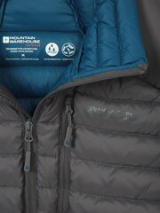 Mountain Warehouse Grey Black Henry II Extreme Mens Down Padded Gilet - Image 6 of 6