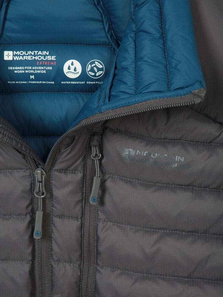 Mountain Warehouse Grey Black Henry II Extreme Mens Down Padded Gilet - Image 6 of 6 Mountain Warehouse Grey Black Henry II Extreme Mens Down Padded Gilet - Image 6 of 6