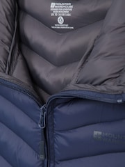 Mountain Warehouse Navy Blue Florence Womens Long Padded Coat - Image 6 of 6